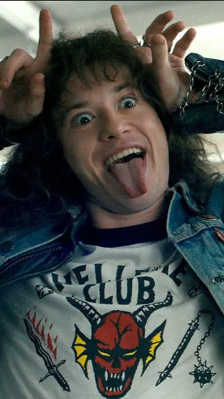 ai character: Eddie Munson  background