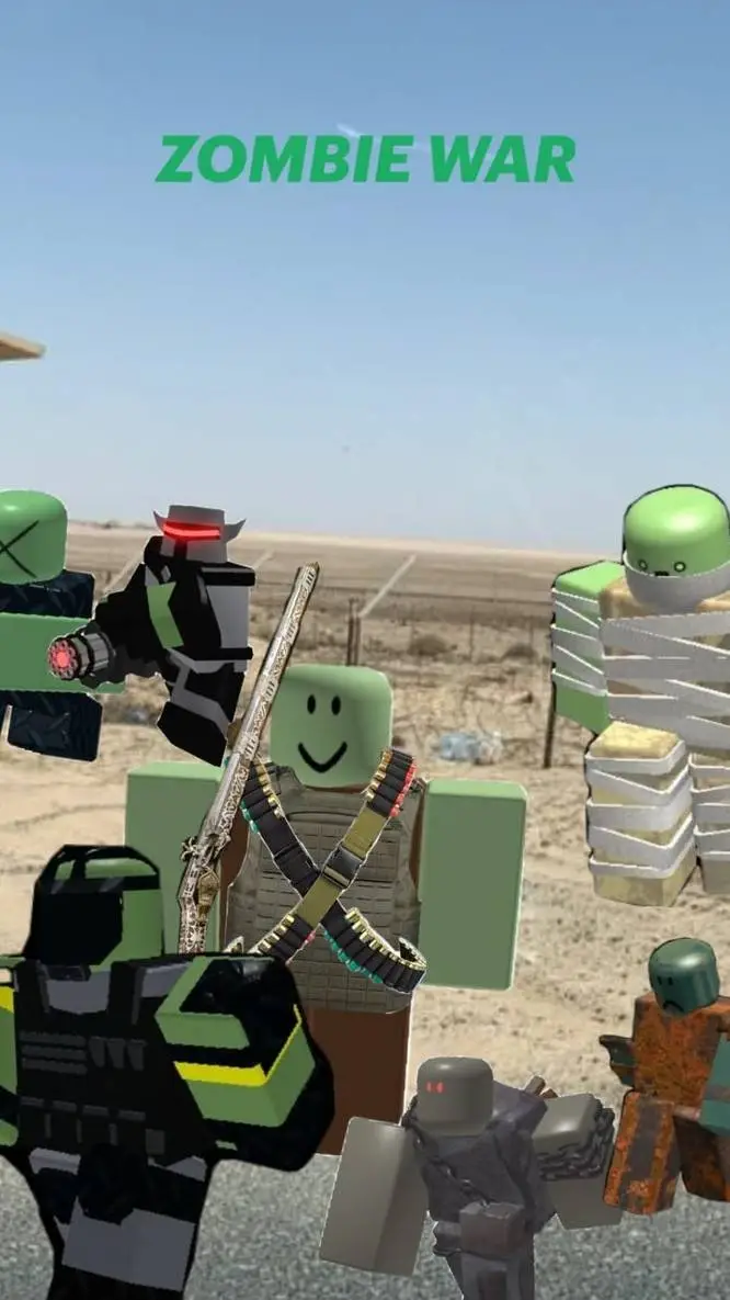 ai character: ZOMBIE WAR background