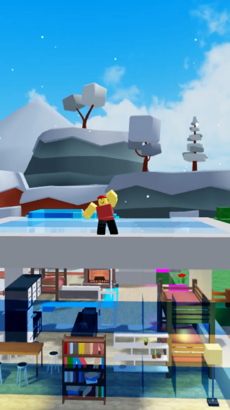 ai character: my home!  background