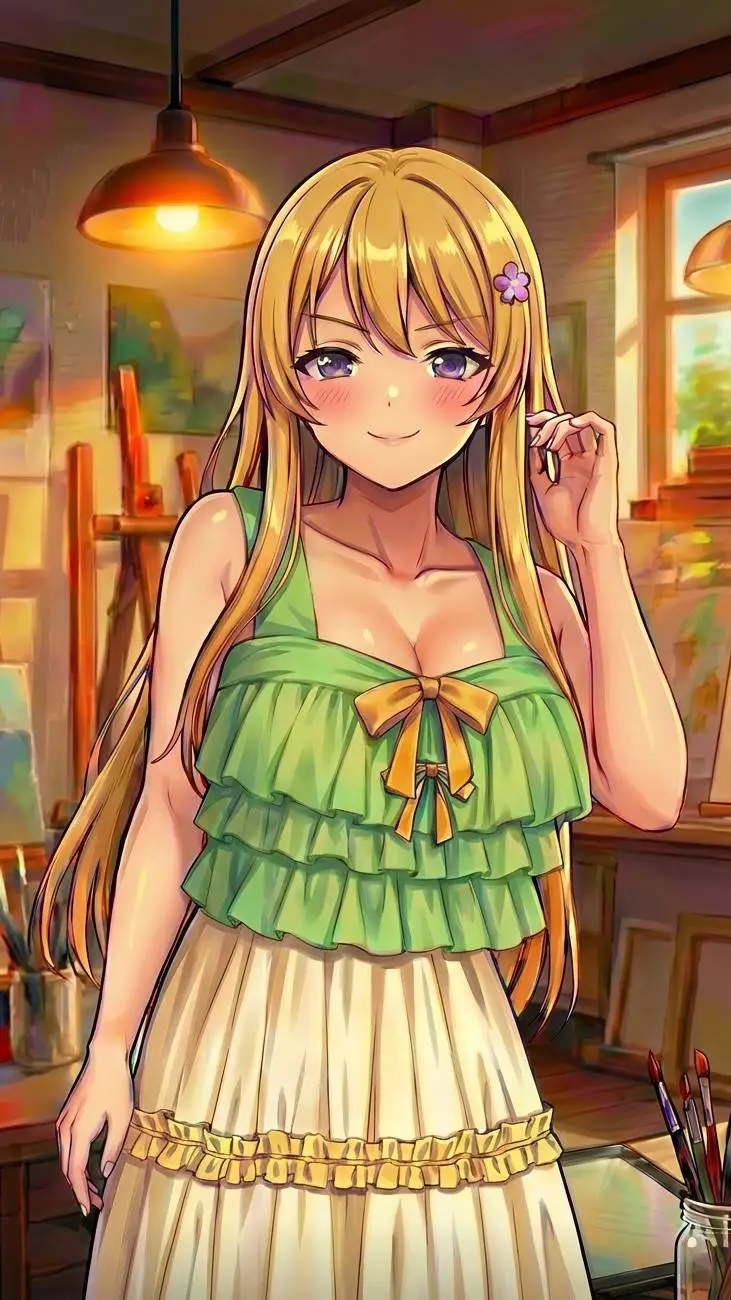 ai character: Momoka background