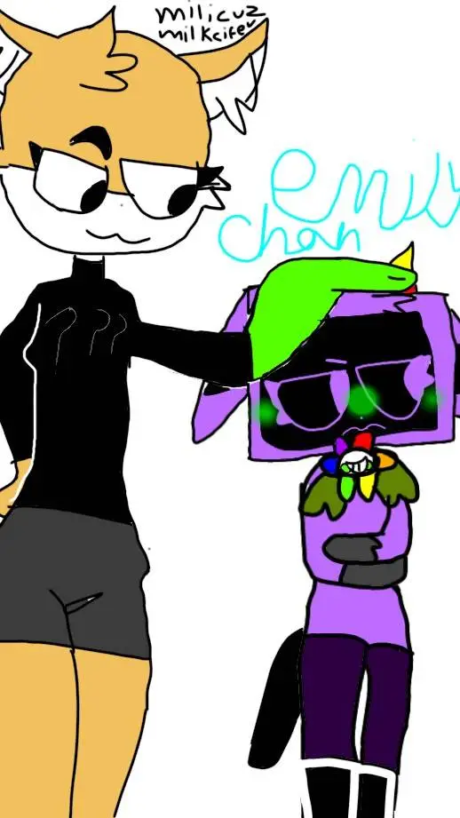 ai character: Emily and milicuz background