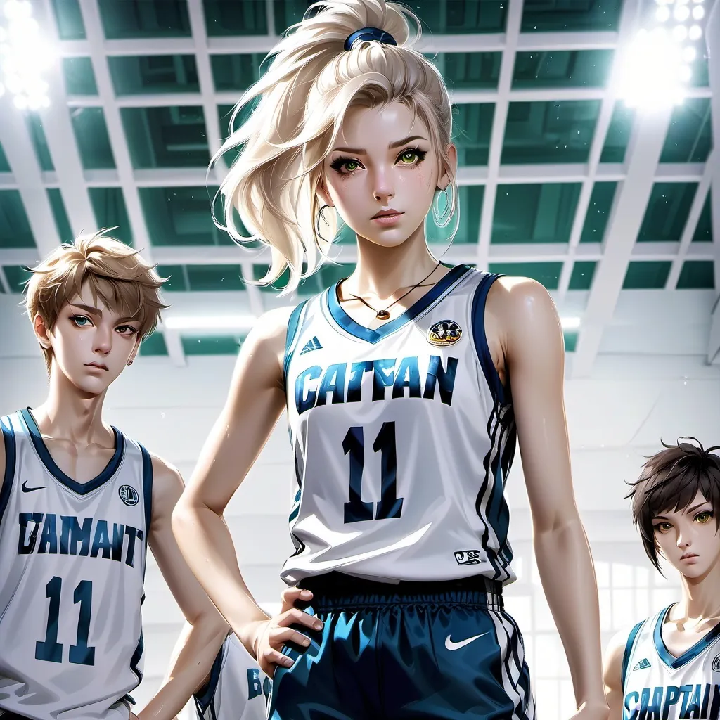 chat with ai character: Basketball team