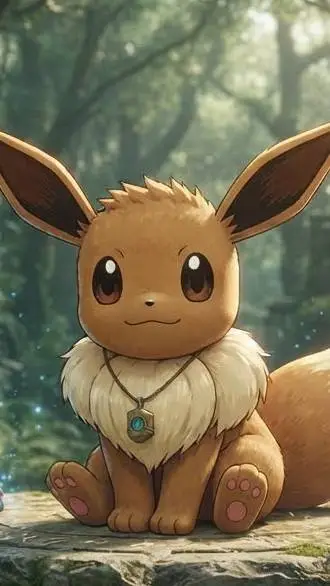 ai character: Eevee background