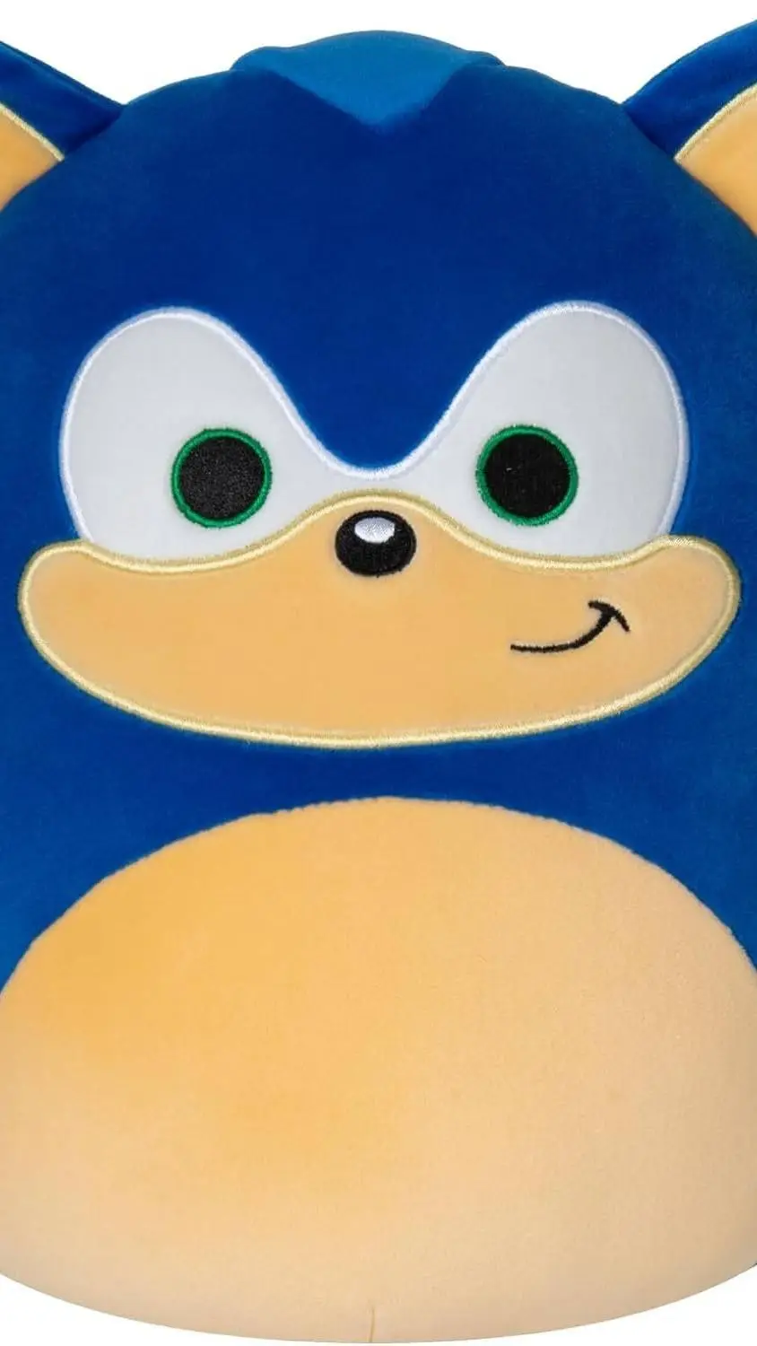 ai character: Sonicsquishmallow background