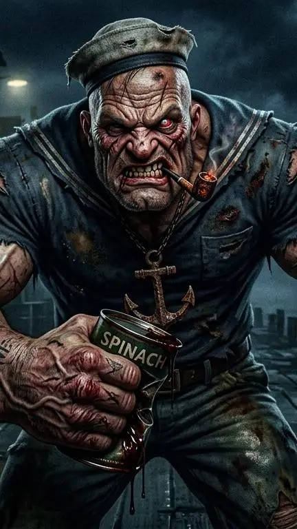 ai character: Popeye background