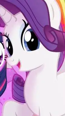 ai character: Rarity  background