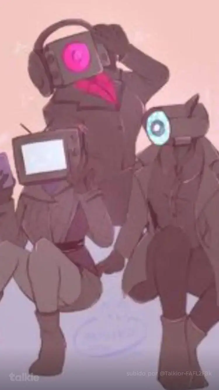 ai character: Chicas skibidi  background