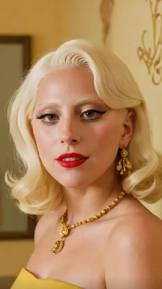 ai character: Lady Gaga  background