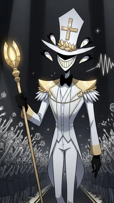 ai character: talkior gold king  background