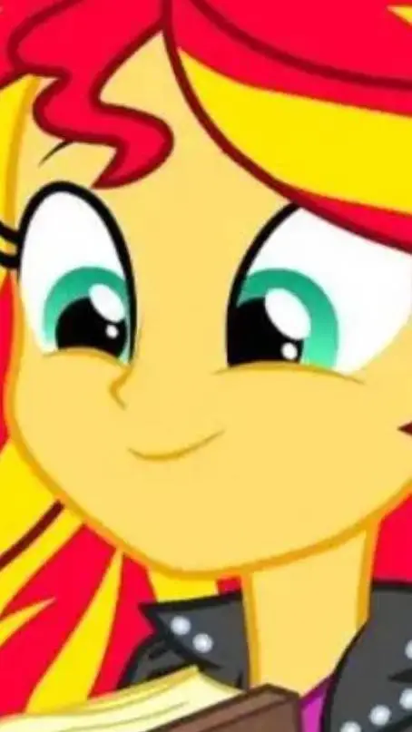 ai character: Sunset shimer  background