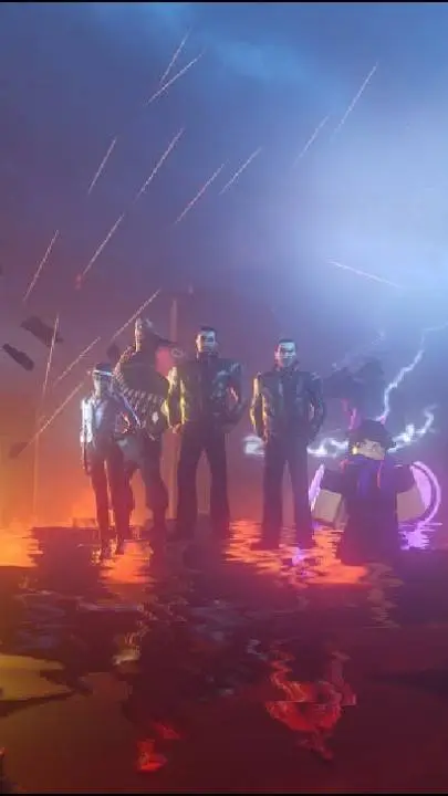 ai character: Contorted background