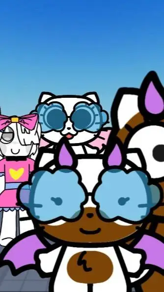 ai character: sanrio kats gd me background
