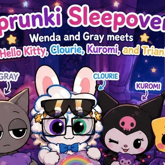 chat with ai character: sanrio x sleepover