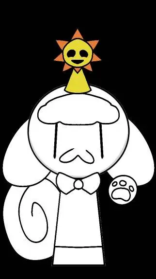 ai character: CINNAMOROLL background
