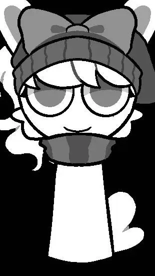 ai character: SPRUNKI NENNIE background