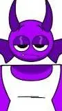 ai character: DURPLE background