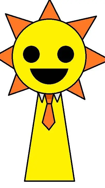 ai character: Mr sun background