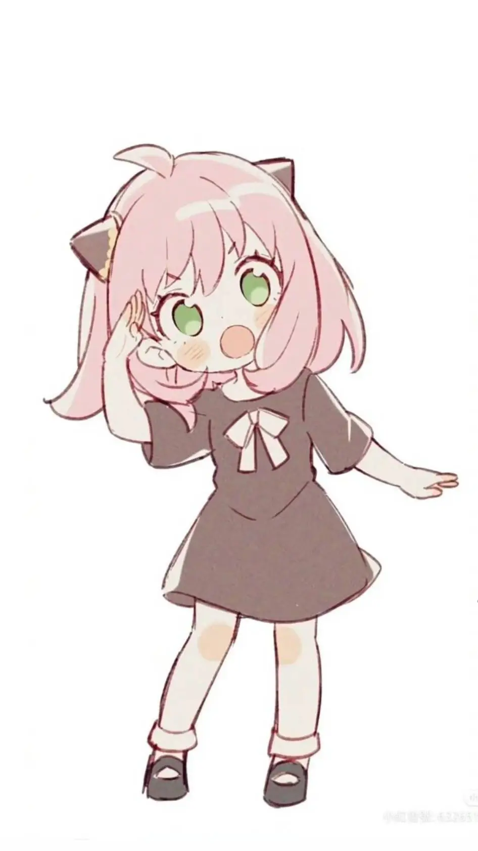 ai character: ☆♡Anya Forger♡☆ background