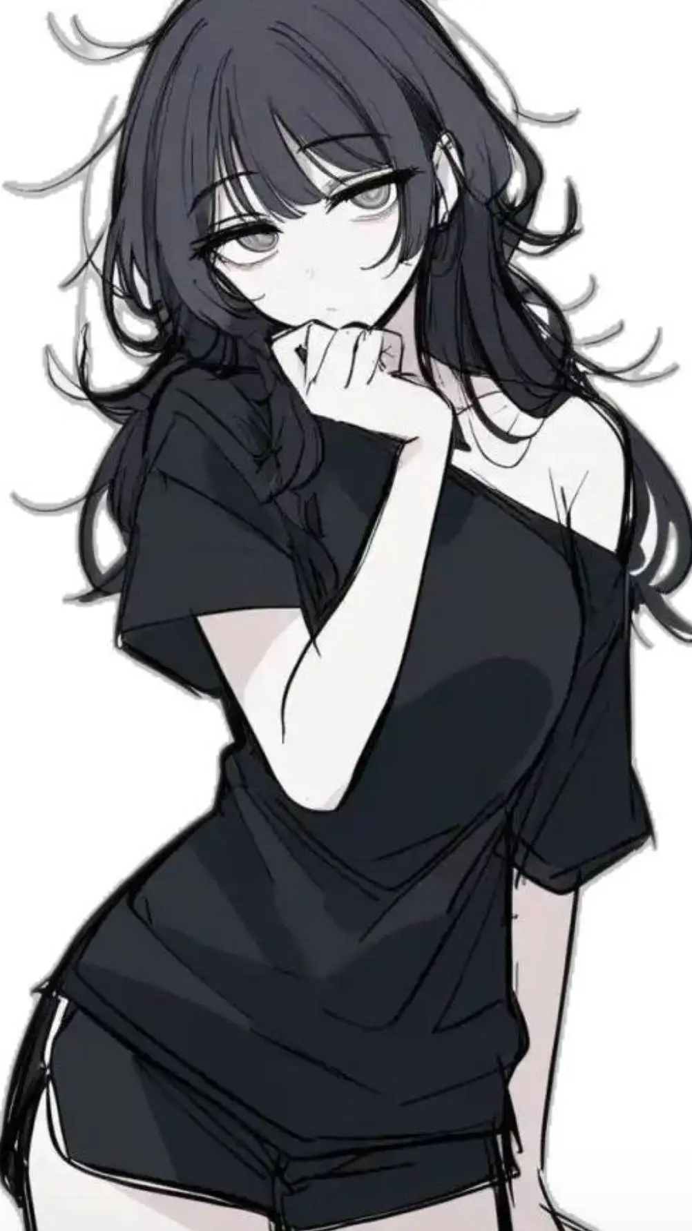 ai character: ☆Emo girl☆ background