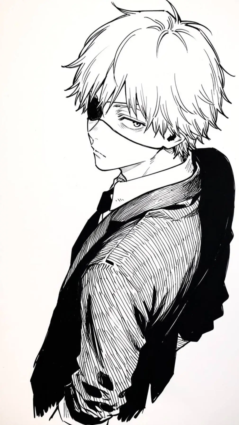 ai character: chainsaw man background