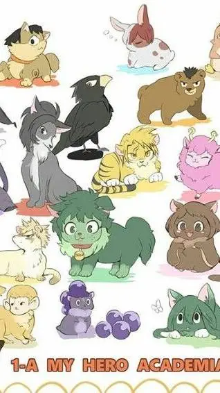 ai character: Clase 1-A perritos background