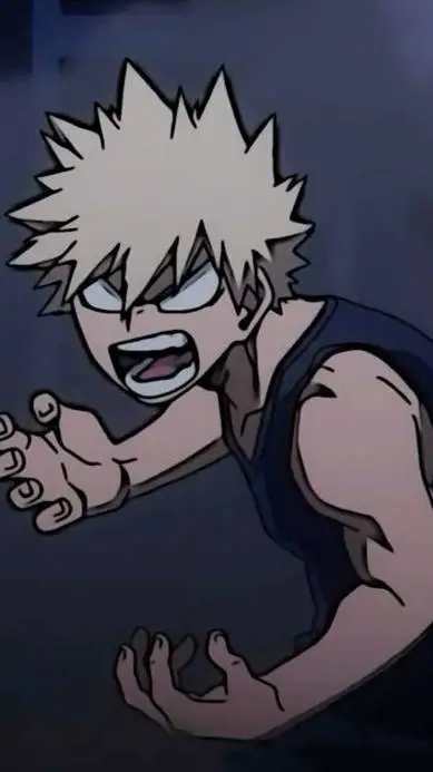 ai character: Katsuki Bakugo  background