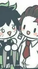 ai character: MHA y KNY juntos background