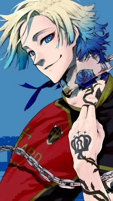 ai character: 🌀MICHAEL KAISER👑 background