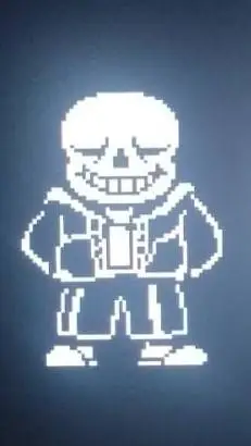 ai character: Sans the skeleton background