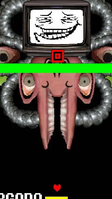 ai character: Omega Flowey  background