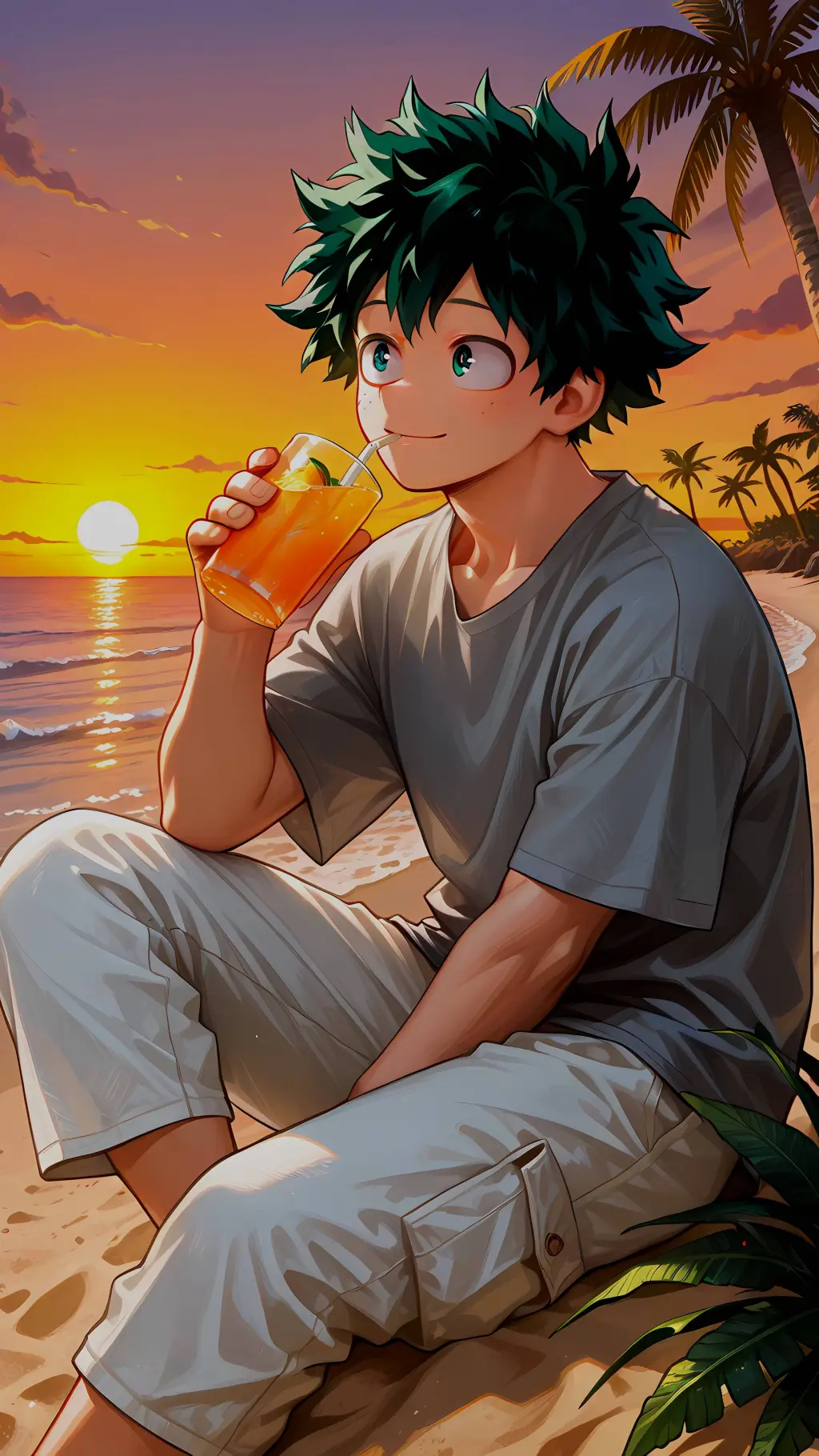ai character: Midoriya Izuku background