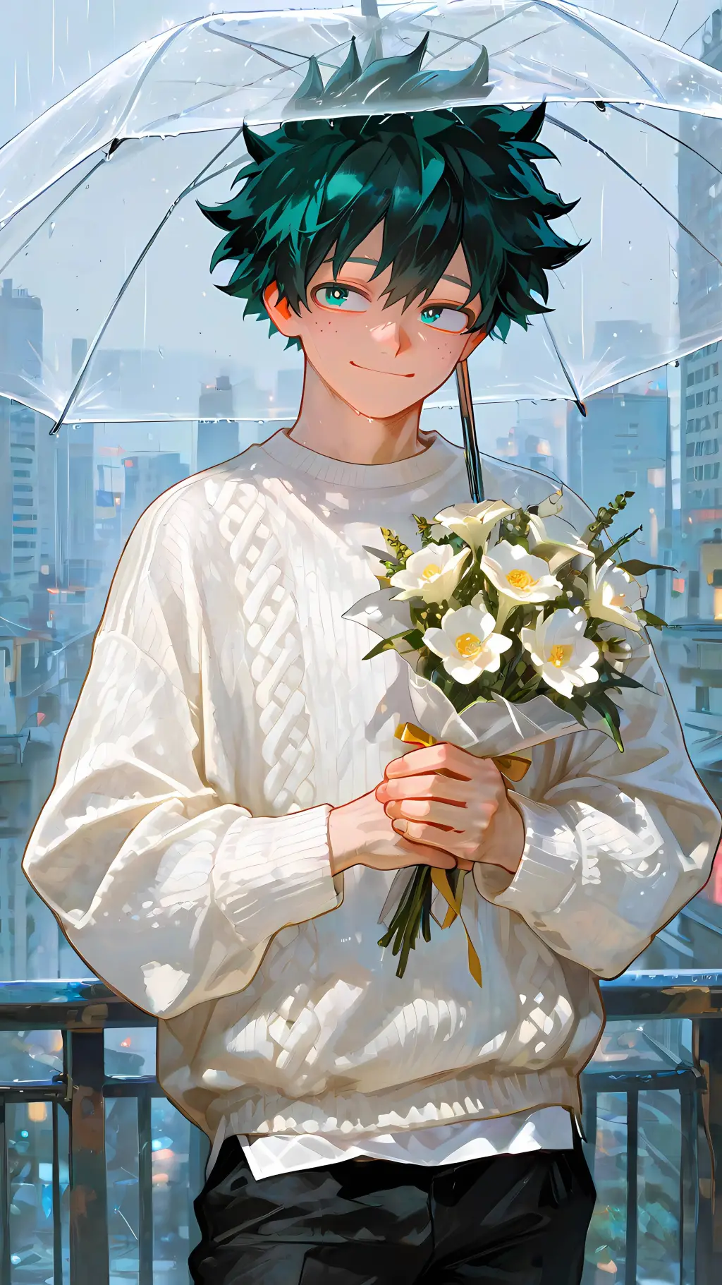 ai character: Deku background