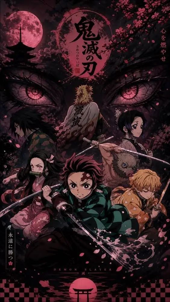 ai character: Demon Slayer pl background