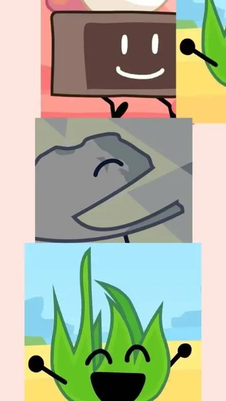ai character: The BFDI kids background