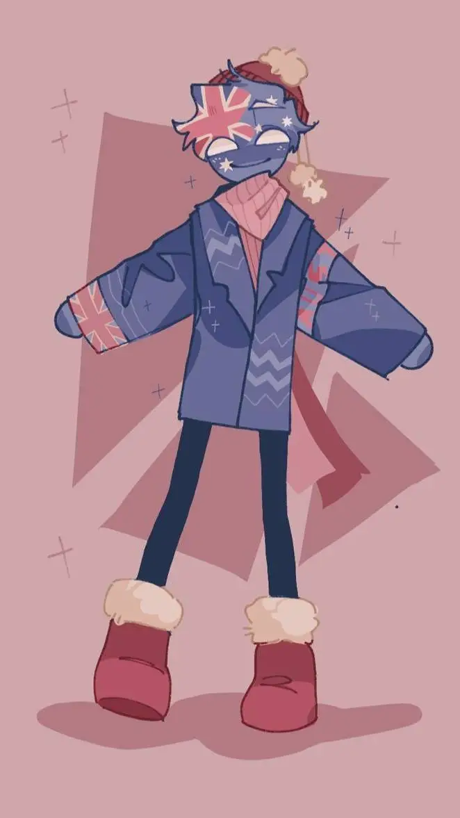 ai character: Australia  background