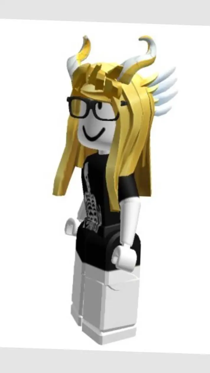ai character: rubia con lentes background