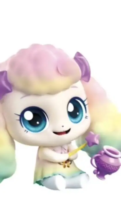 ai character: Fluffy ping background
