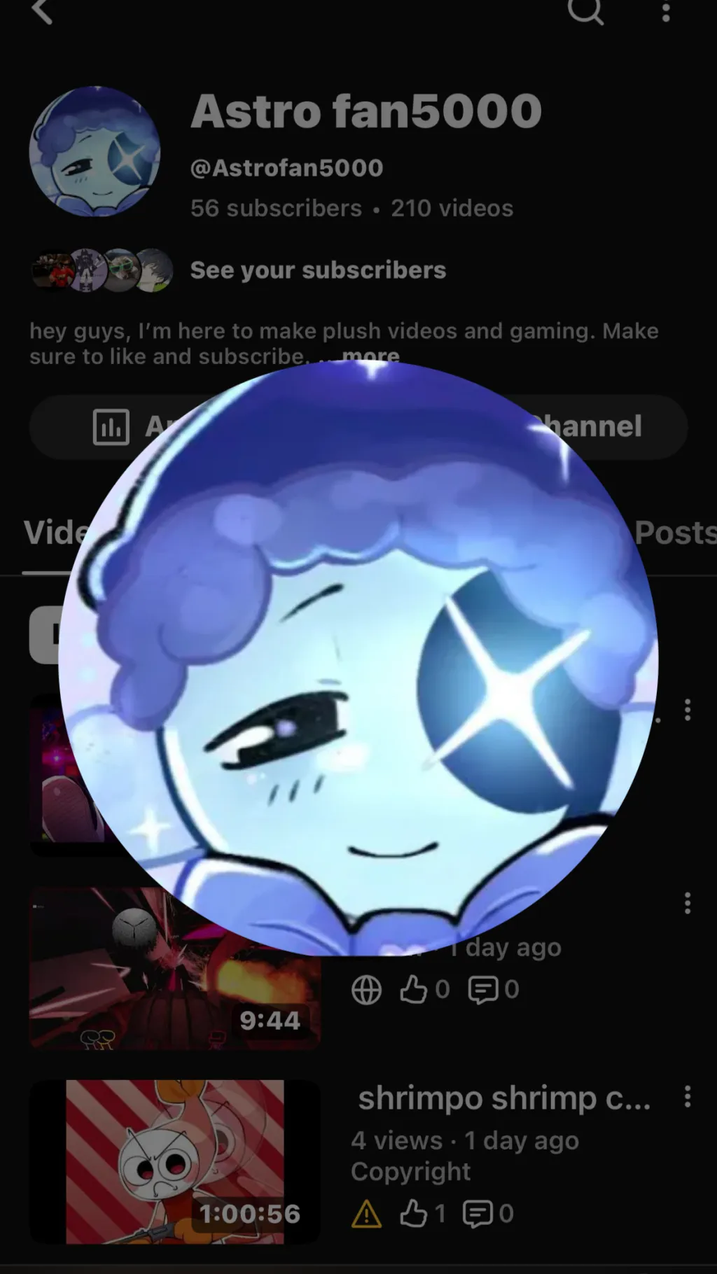 ai character: Astrofan5000 background