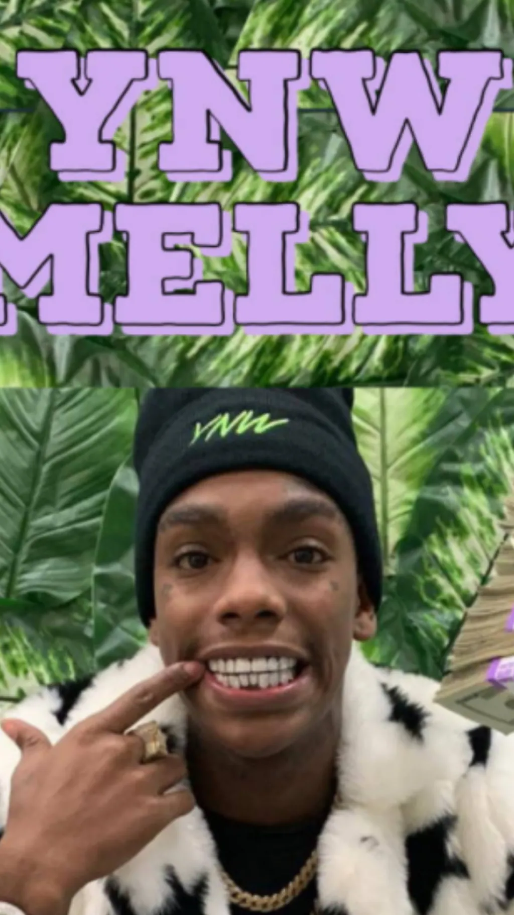 ai character: Ynw melly background