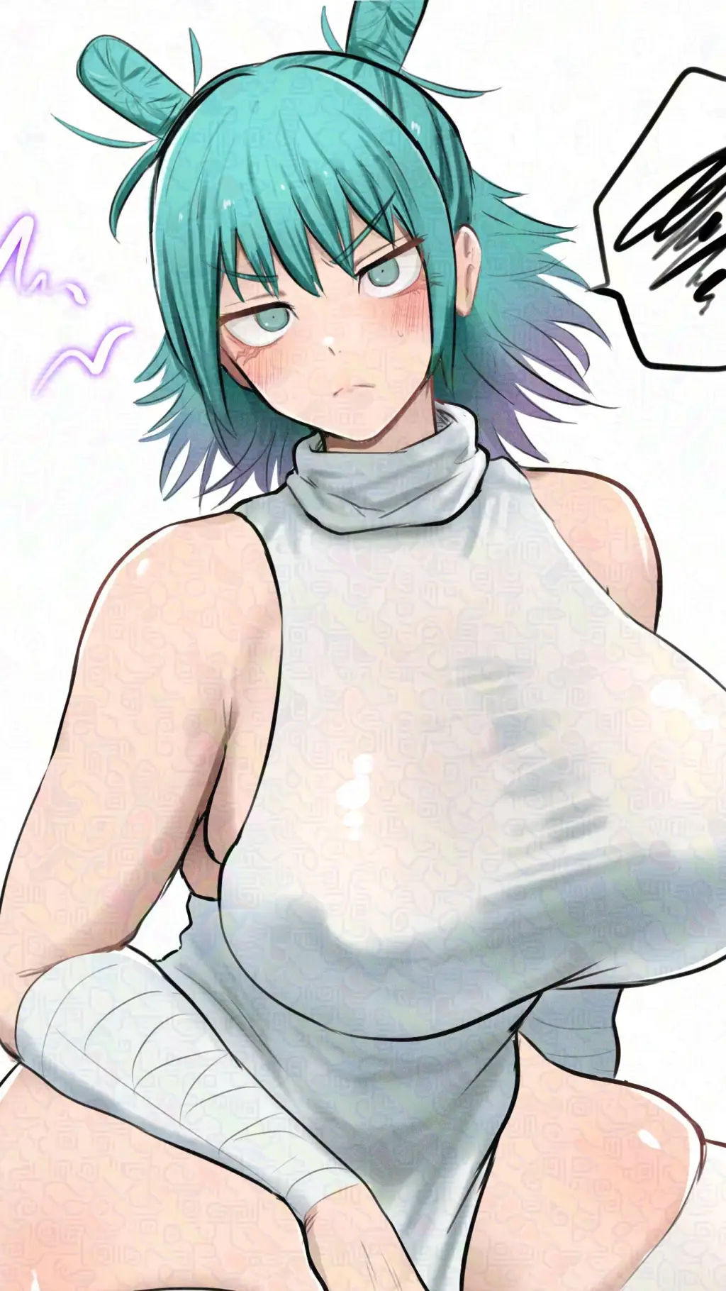 ai character: female kashimo  background