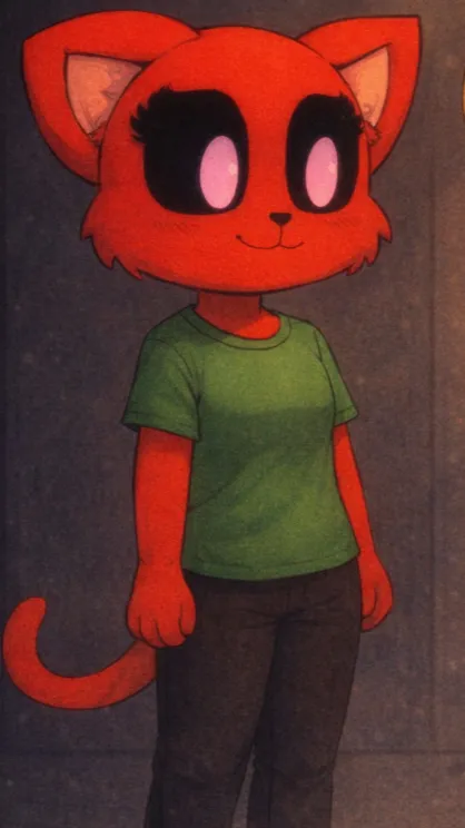 ai character: Crystal Catlove background