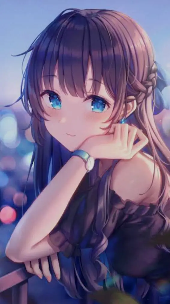 ai character: Rina Amelia 💗 background