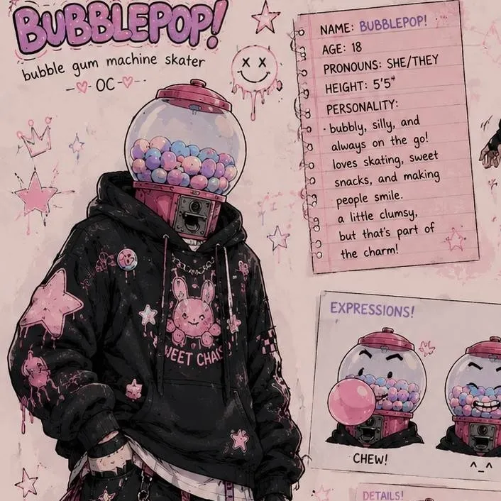chat with ai character: bubblepop💥
