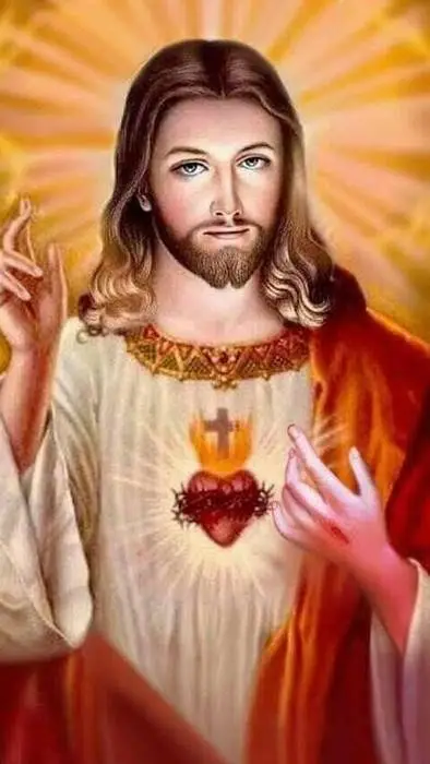 ai character: Jesus Christ  background