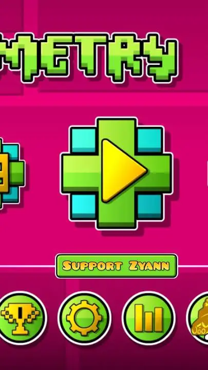 ai character: Geometry Dash background