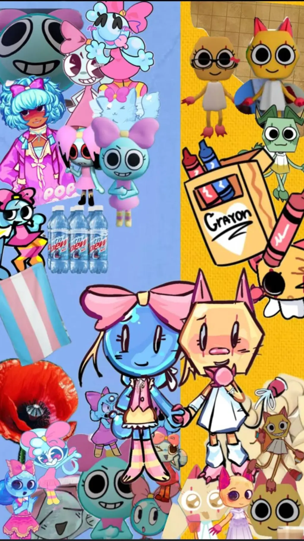 ai character: BubbleCraft!  background