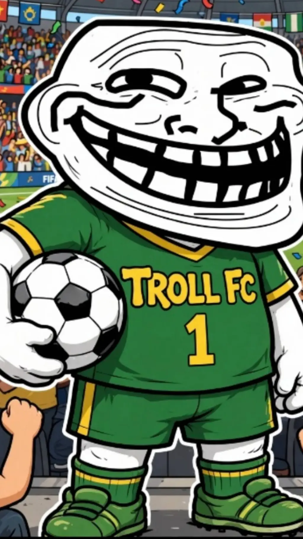 ai character: World Cup Jokes background