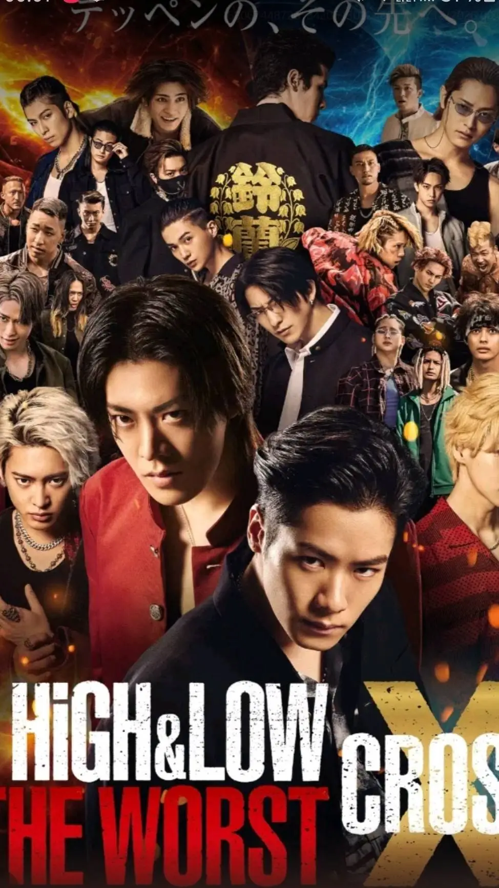 ai character: High & Low Cross X background