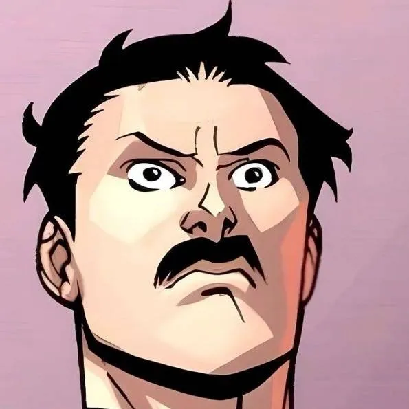 chat with ai character: Mostache mark 