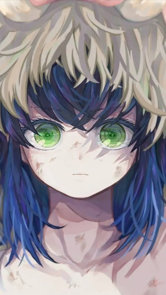 ai character: 🐗•Inosuke•🐗 background